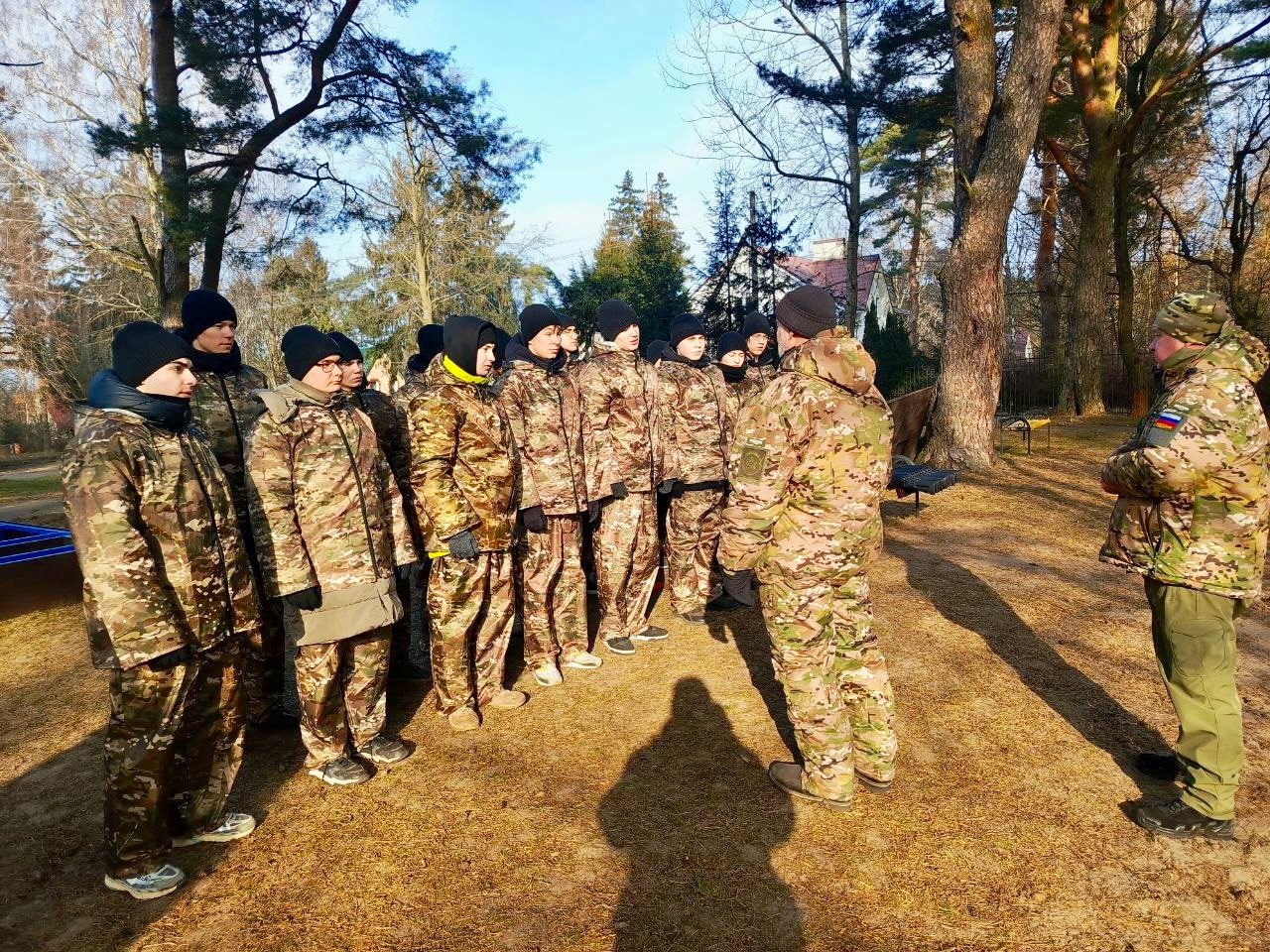 Курс на мужество и патриотизм.